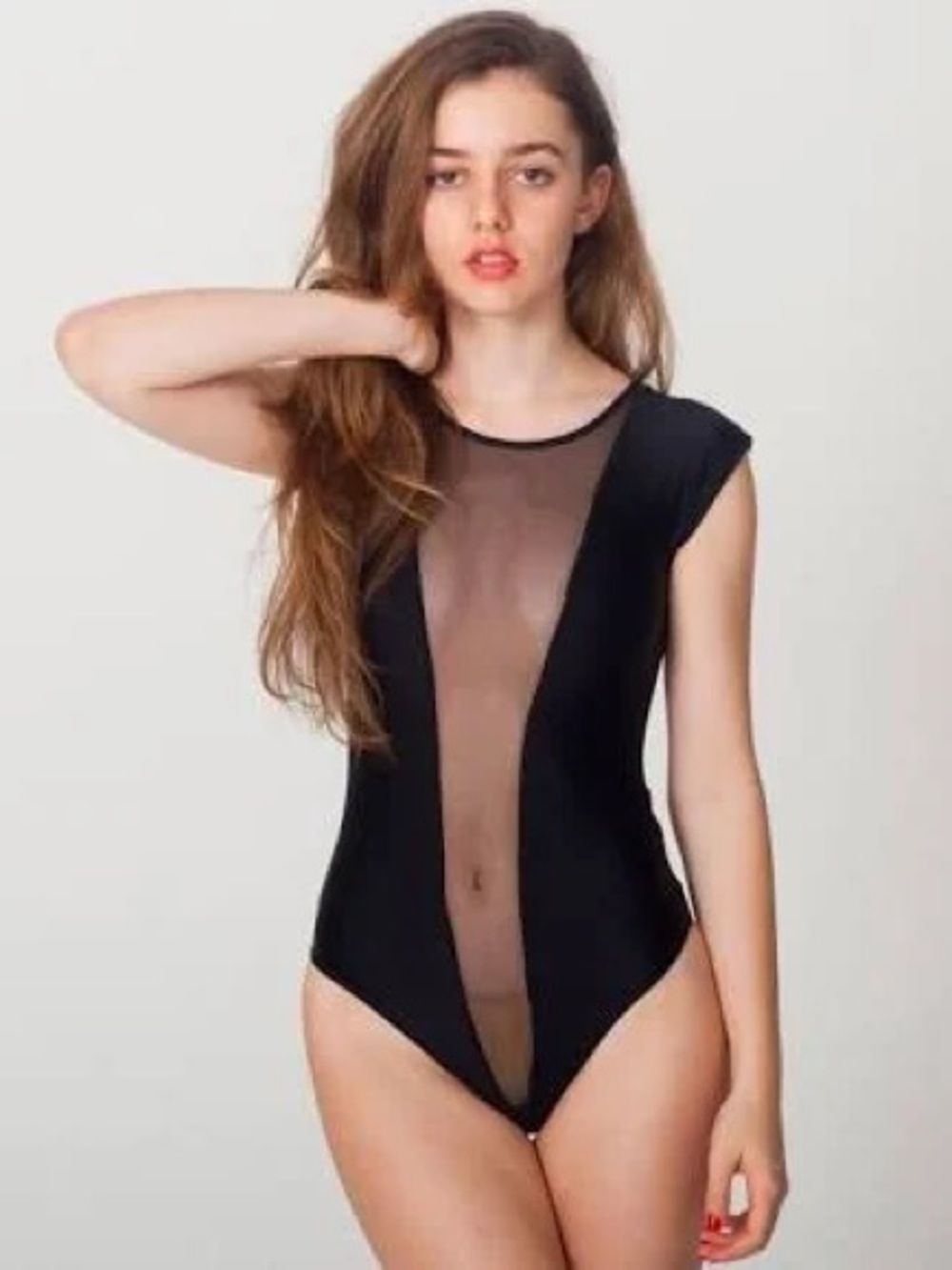 American Apparel Gloria V Bodysuit